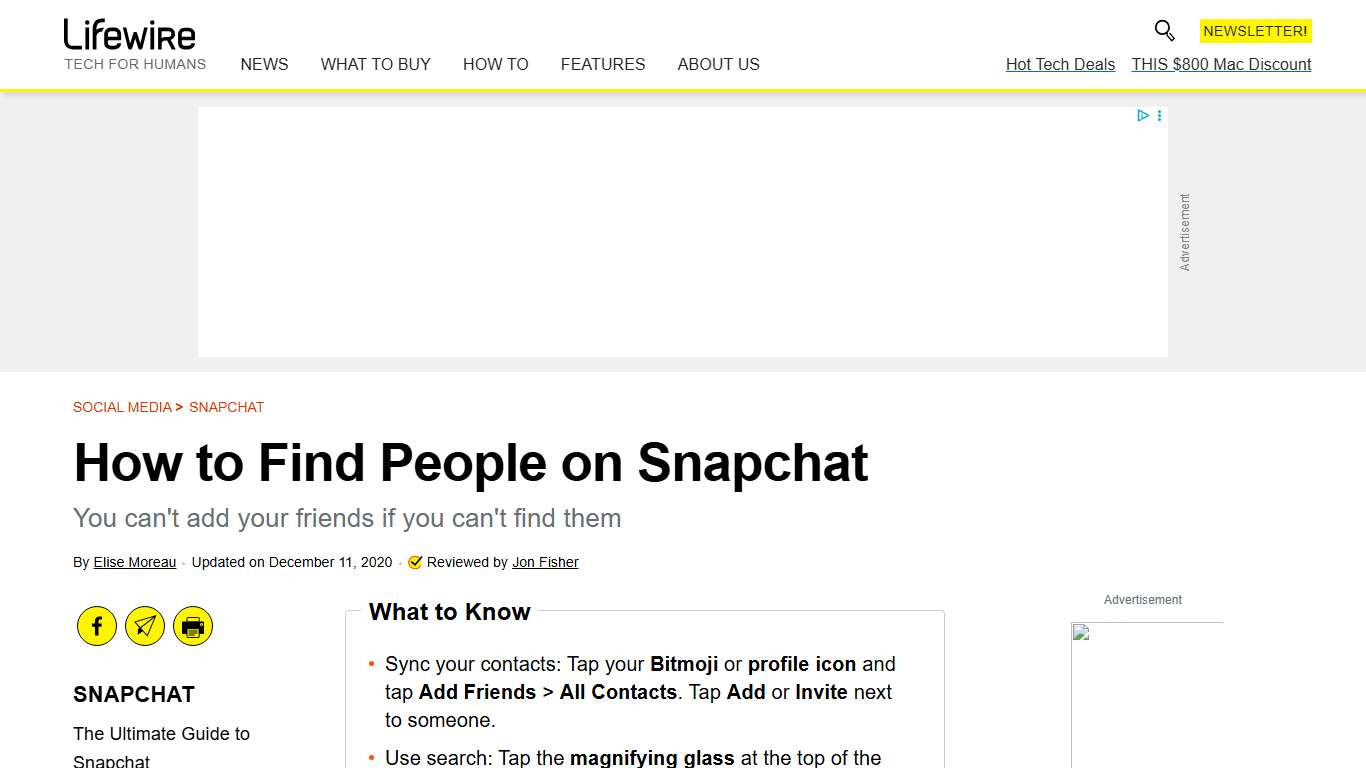 How to Find People on Snapchat